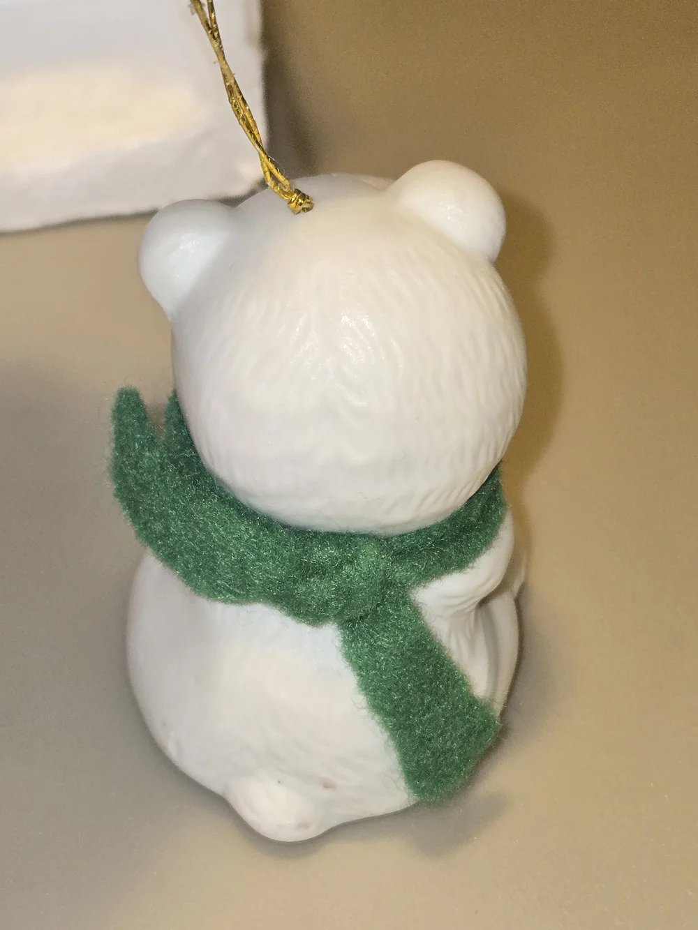 White Bear Ring A Lings Collector Bell Ornament